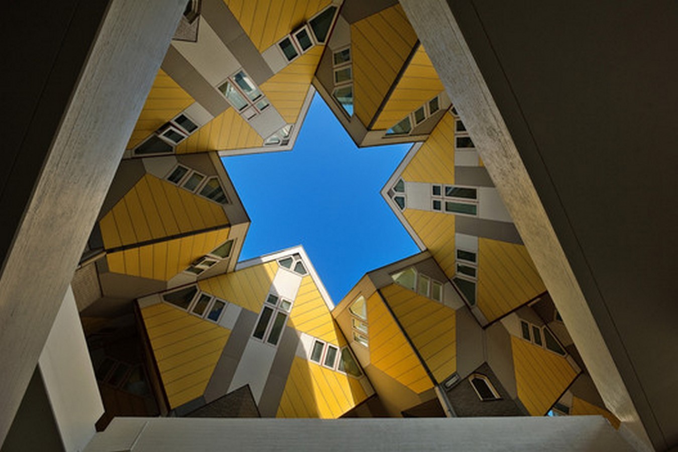 Famous architecture - Cube Houses by Piet Blom - Sheet1