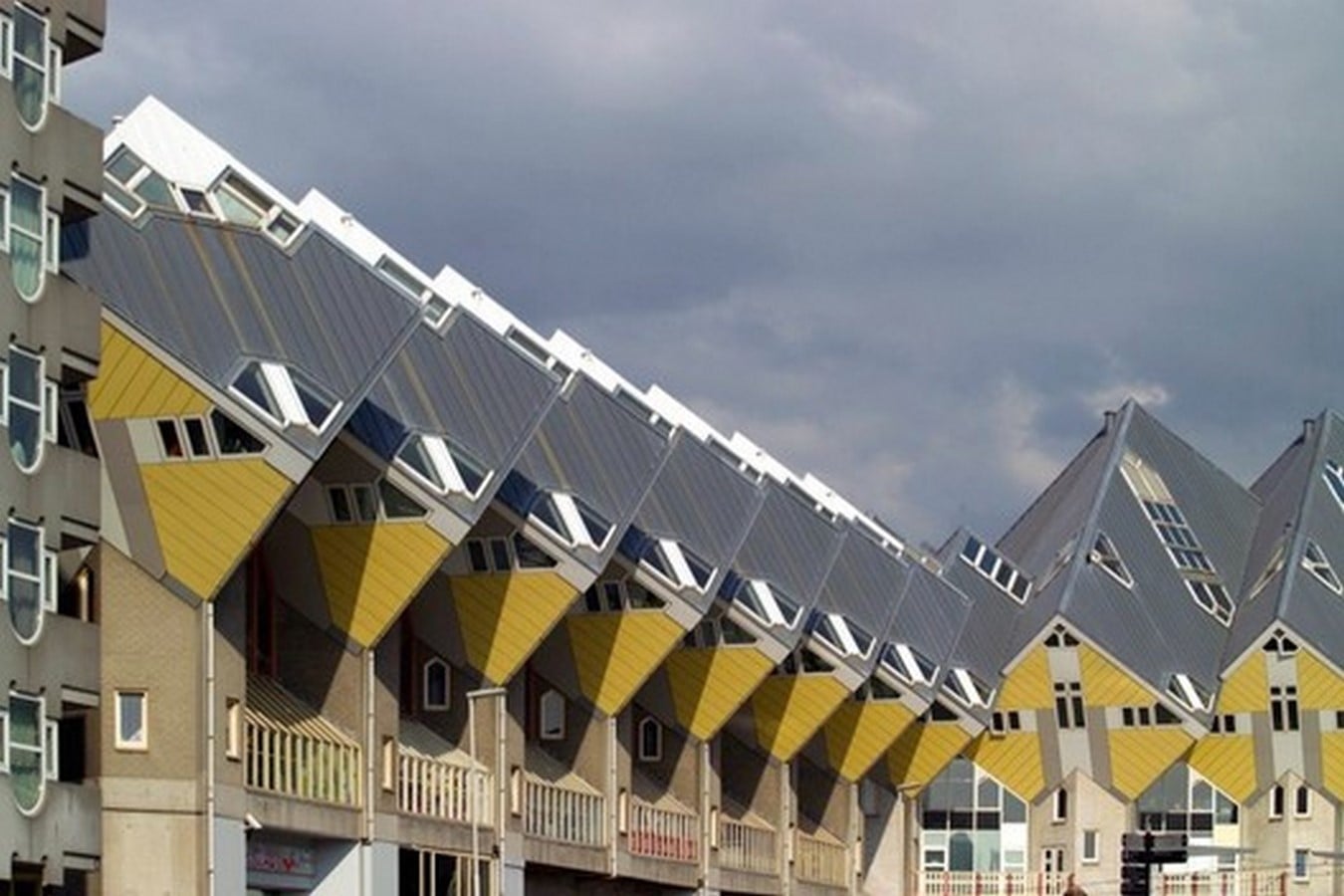 Famous buildings - Cube Houses by Piet Blom - Sheet2