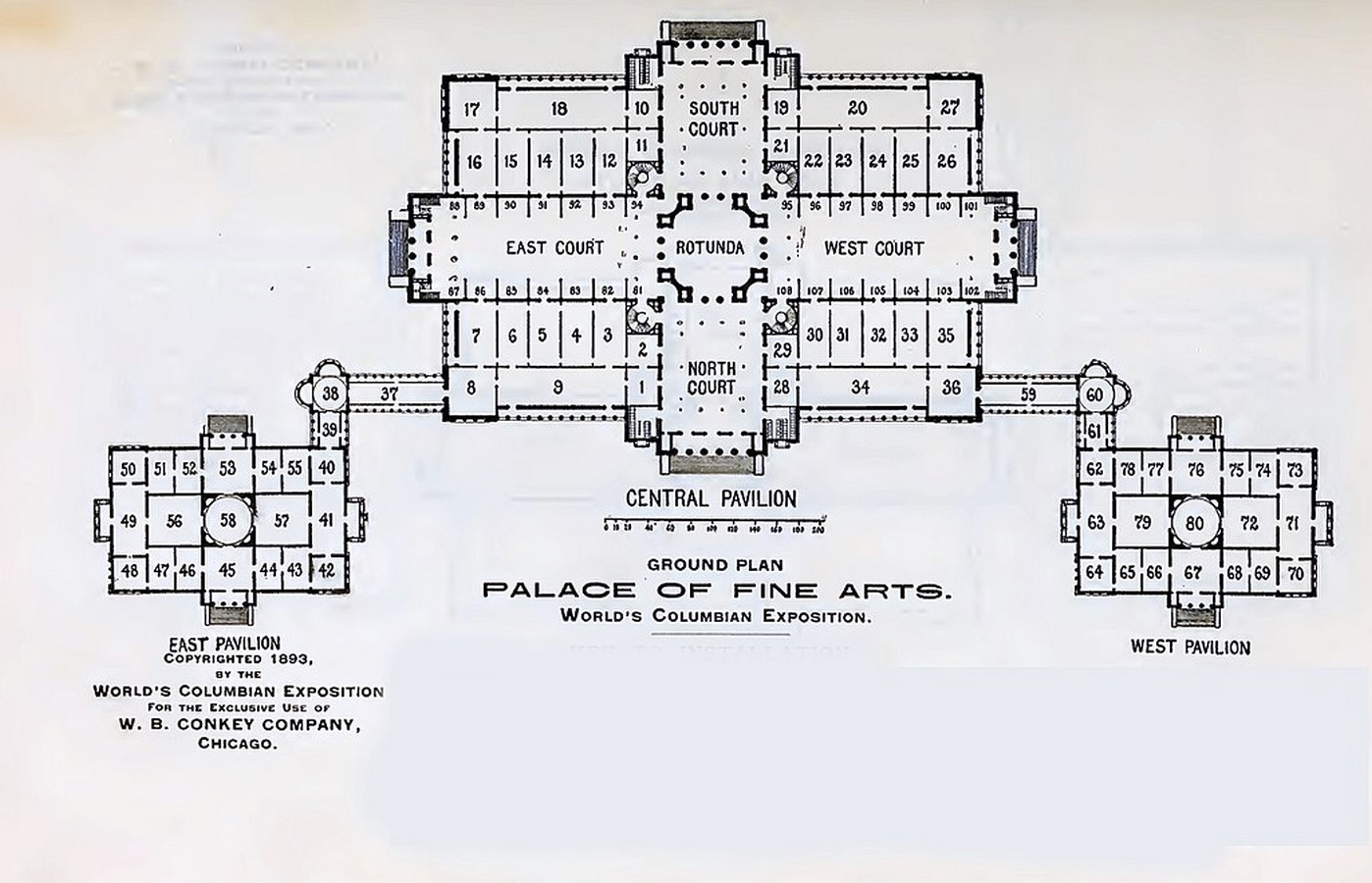 Museum of Science and Industry by D.H. Burnham & Co- The Palace of Fine Arts - Sheet6