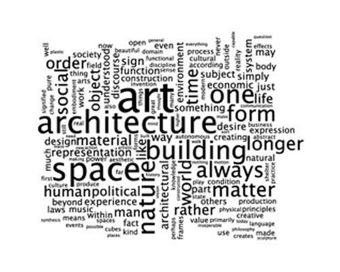 The relation between Literature and Architecture - Sheet2