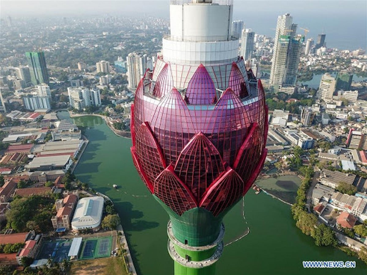 Famous building - Colombo Lotus Tower, Sri Lanka - Sheet3