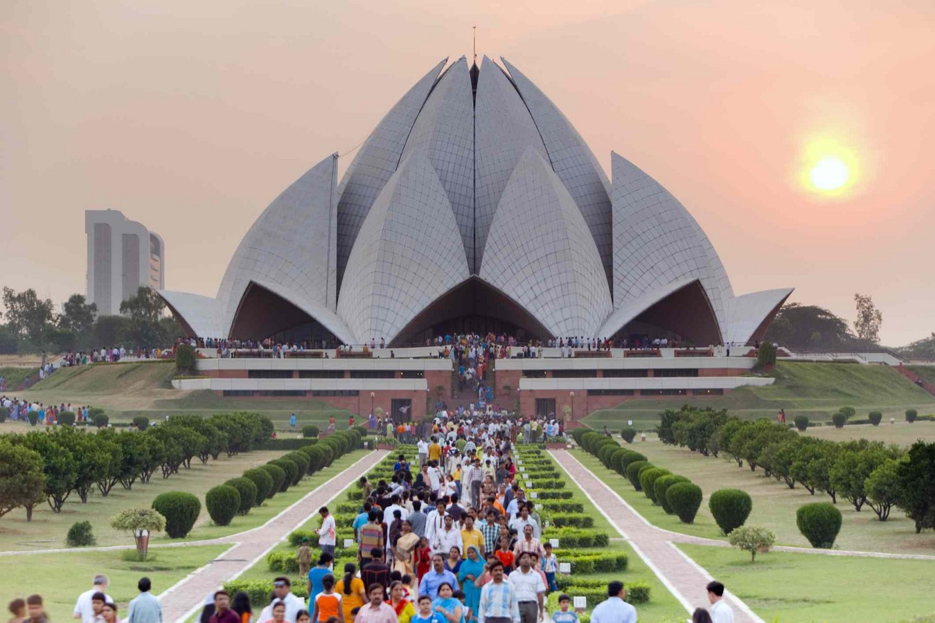 Famous building - Lotus Temple, India - Sheet3