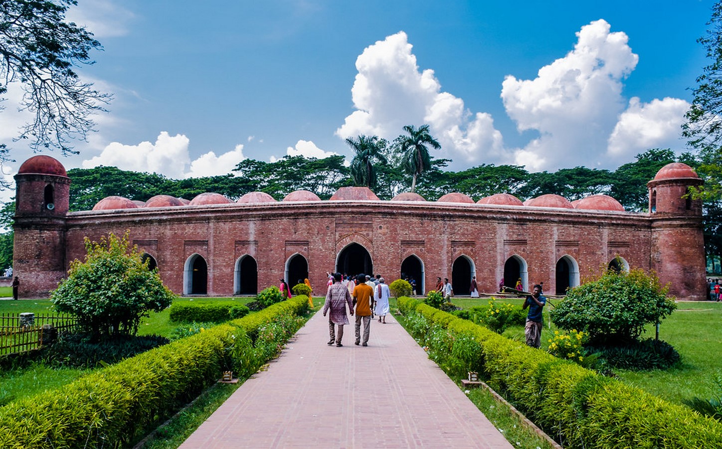 Famous building - Sixty Dome Mosque, Bangladesh - Sheet1