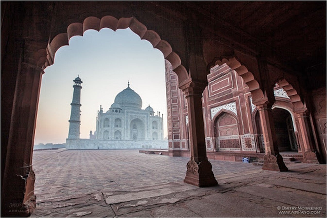 Famous building - Taj Mahal, India - Sheet2