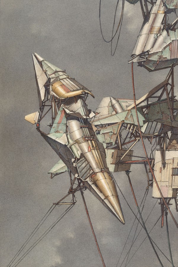10 Famous architects who were/are great painters- Lebbeus Woods - Sheet6