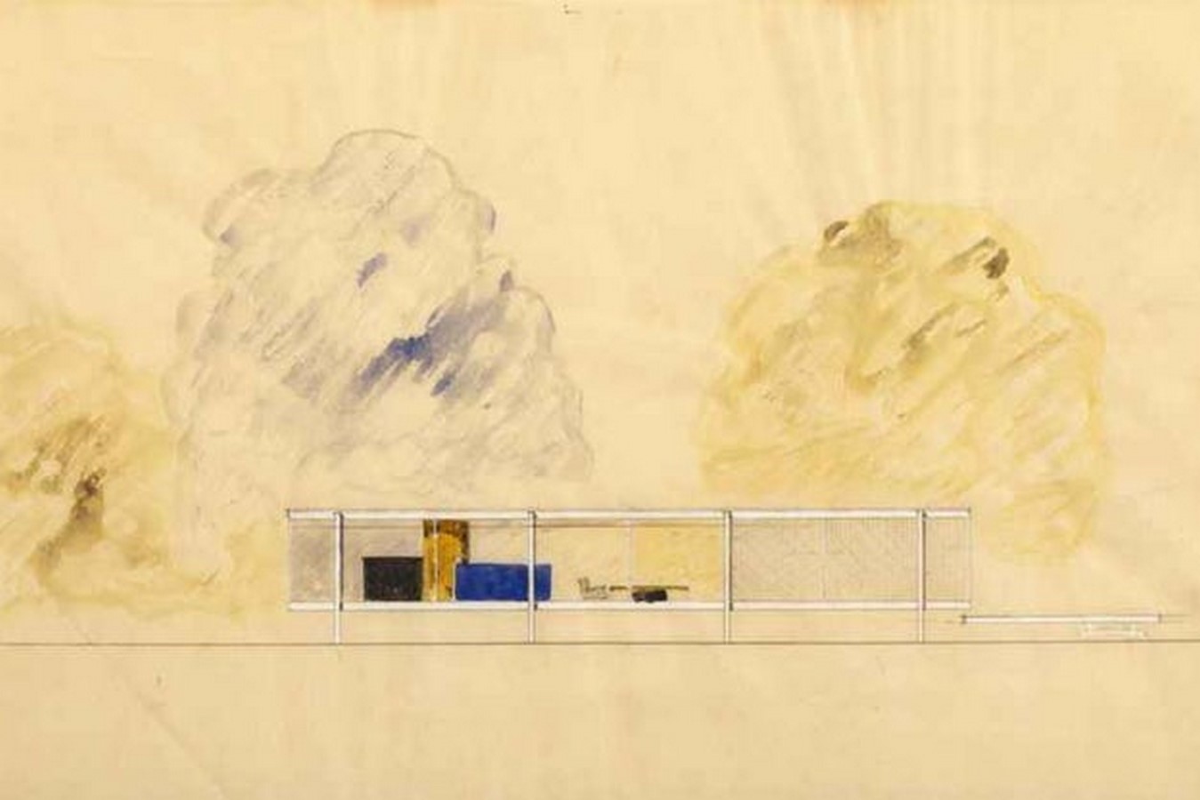10 Famous architects who were/are great painters- Mies Van Der Rohe - Sheet4