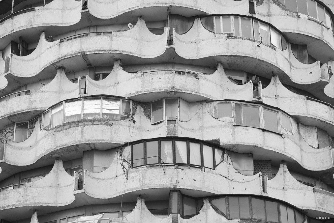 The communist Utopia 5 buildings in ruin - Sheet14