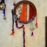 Circular textile collage frames - Sheet1