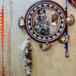 Circular textile collage frames - Sheet3
