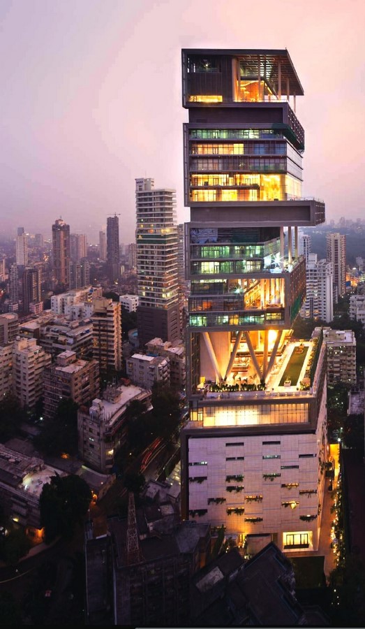 Antilia Residential Tower Mumbai by Perkins + Will/Hirsch Bedner Associates- The Most Expensive Home - Sheet1