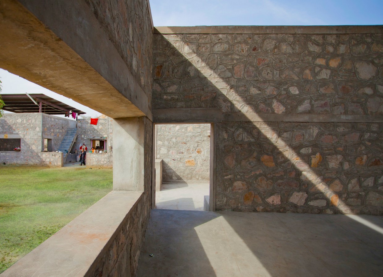 Housing Design in India | Housing for Mahouts and their Elephants - Sheet5