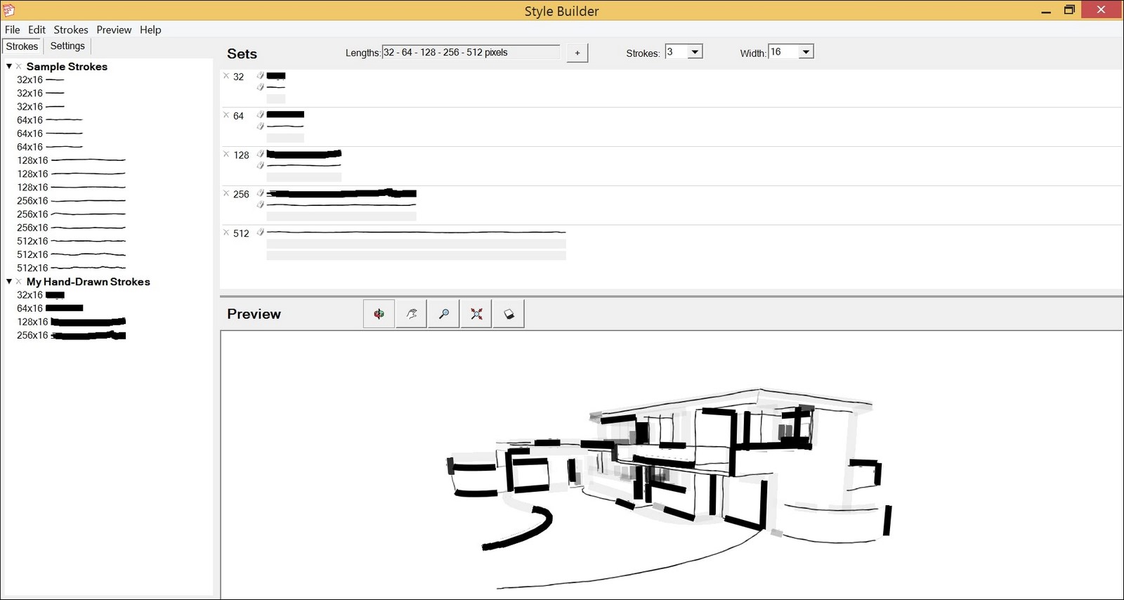 Creating sketch alike impression via Style Builder - Sheet1