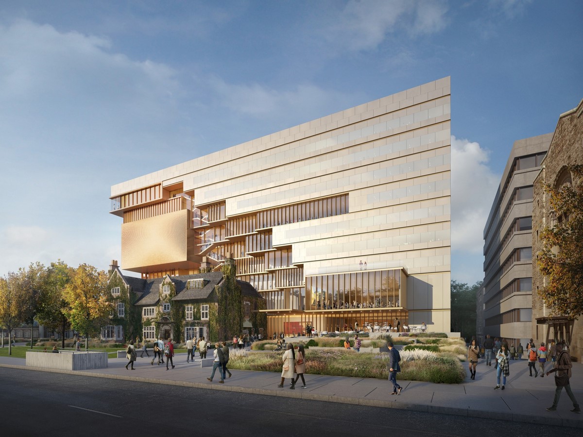 90 Queen’s Park for University of Toronto by Diller Scofidio + Renfro’s- 9-Storey Golden Sculpted Slab - Sheet2