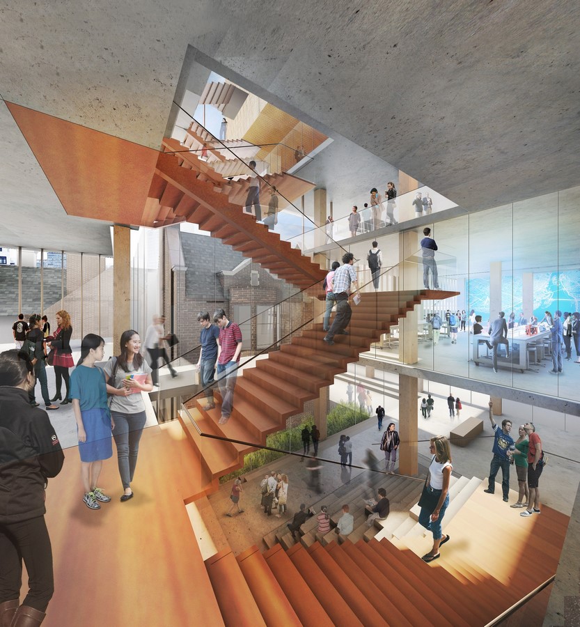 90 Queen’s Park for University of Toronto by Diller Scofidio + Renfro’s- 9-Storey Golden Sculpted Slab - Sheet3