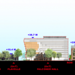 90 Queen’s Park for University of Toronto by Diller Scofidio + Renfro’s- 9-Storey Golden Sculpted Slab - Sheet5