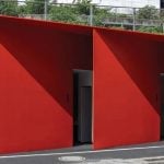 Nao Tamura Designs All red restroom for the Tokyo Toilet Initiative8
