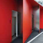 Nao Tamura Designs All red restroom for the Tokyo Toilet Initiative9