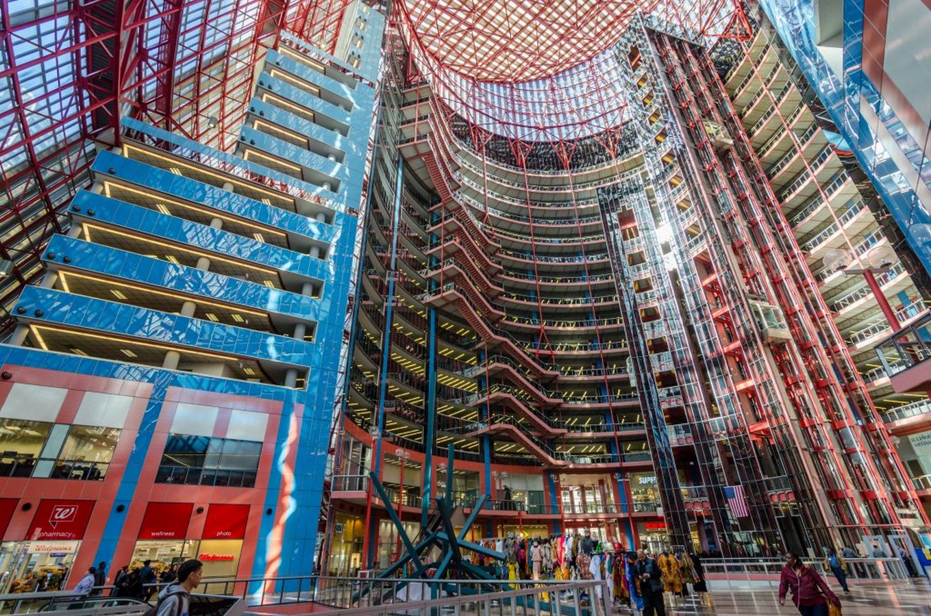 Post Modern Architecture - James R. Thompson Center, Chicago, USA - Sheet3