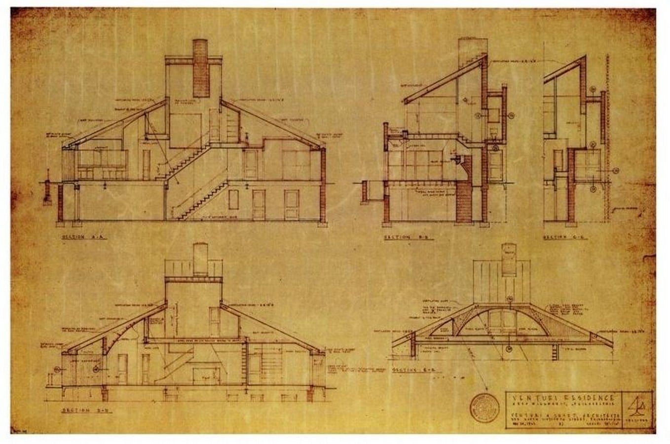 Vanna Venturi House, Pennsylvania, USA - SHeet3