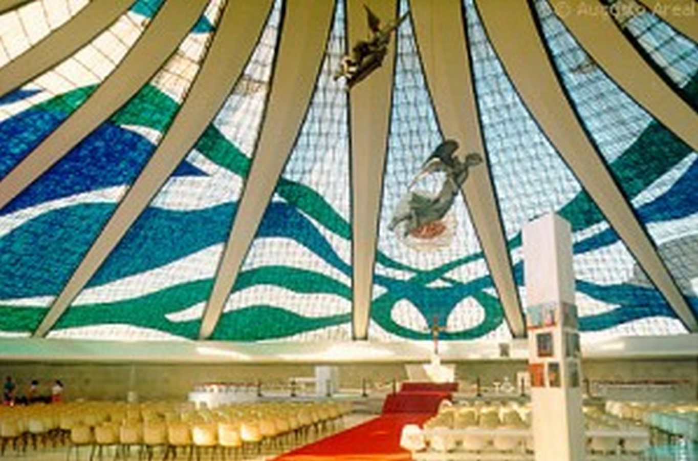 Cathedral of Brasília by Oscar Niemeyer-Hyperbolic structure built from Concrete - Sheet4