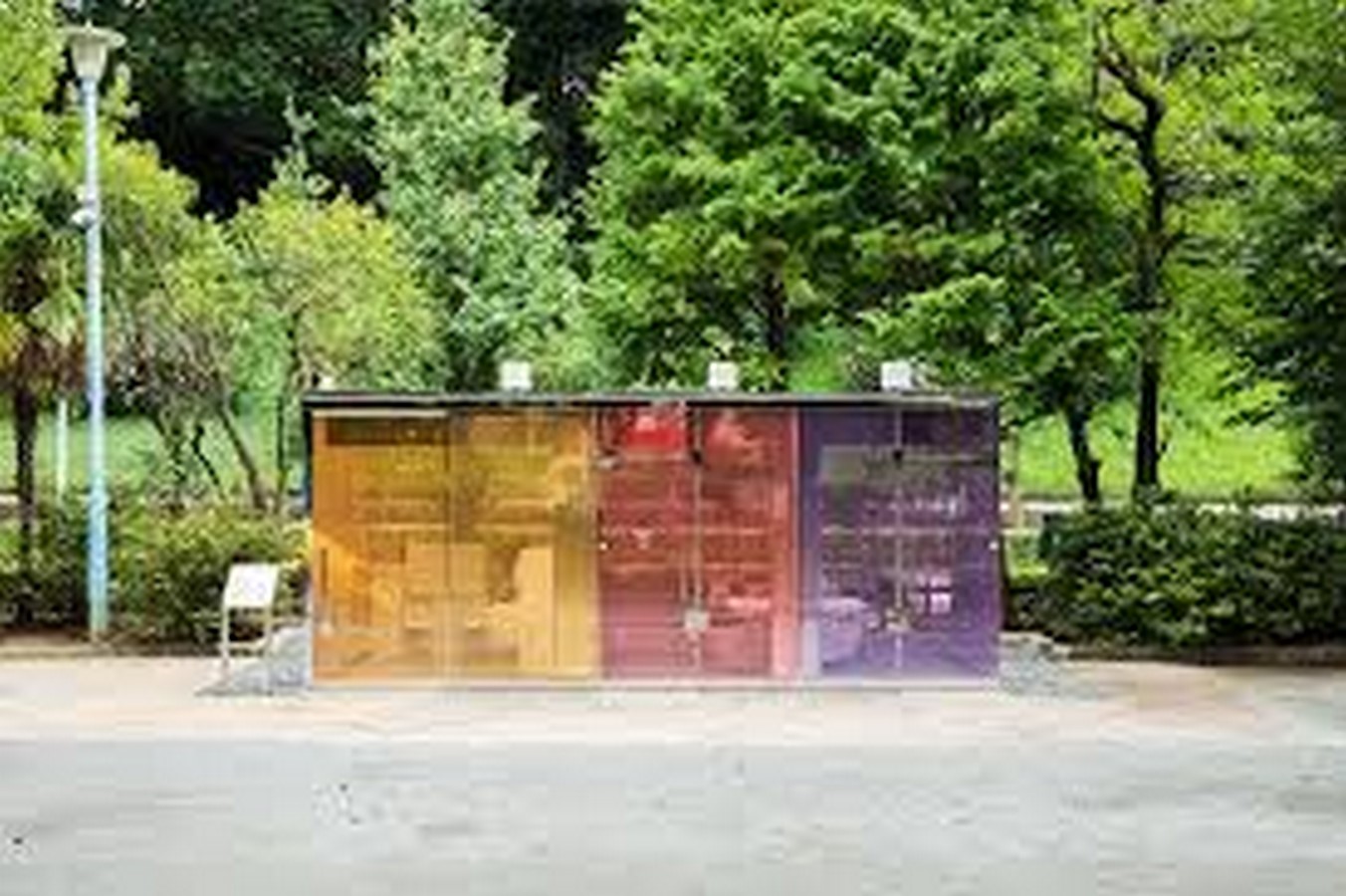 Transparent to Opaque Toilets designed by Shigeru Ban is the new highlights of Tokyo - Sheet1