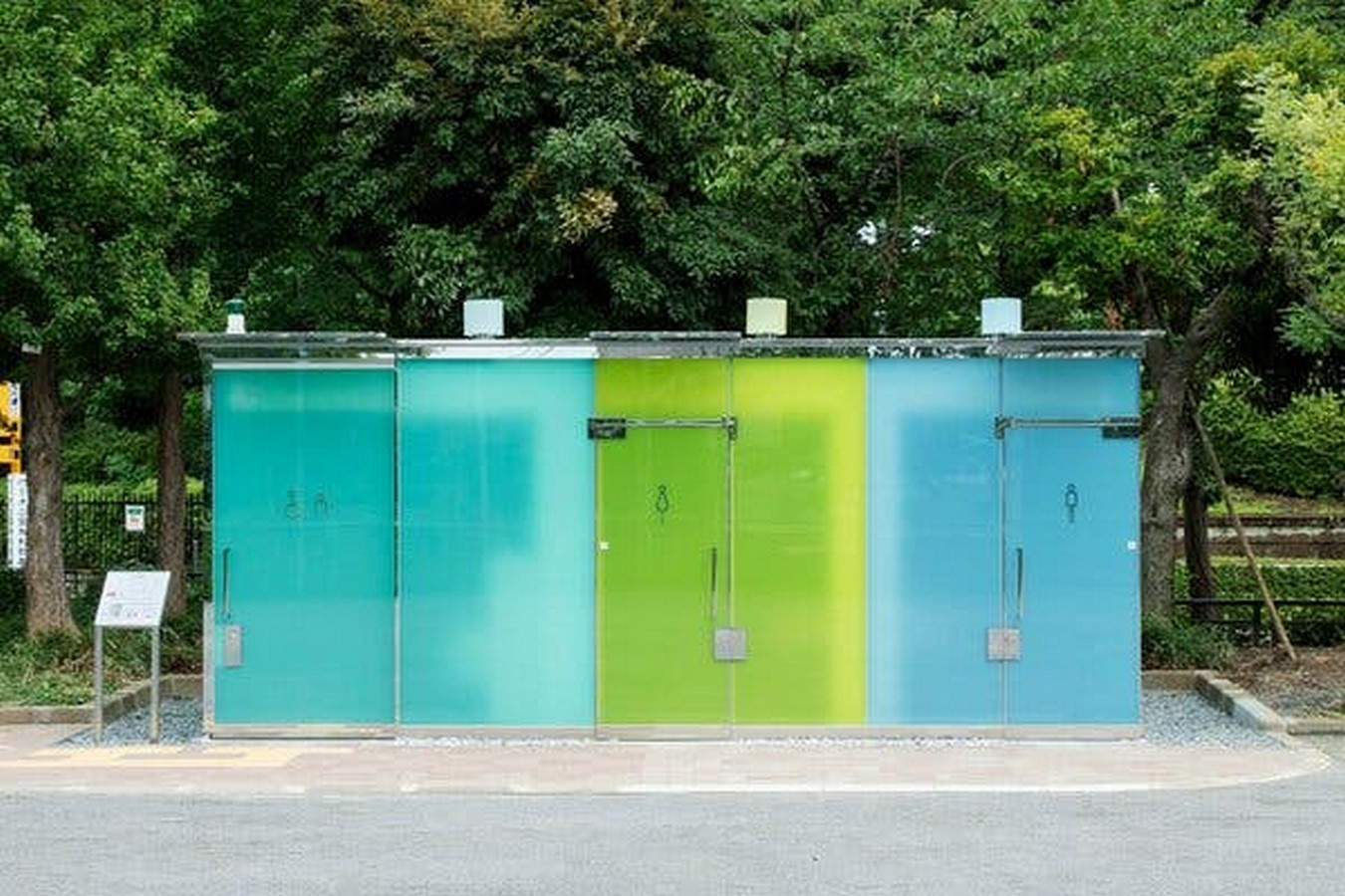 Transparent to Opaque Toilets designed by Shigeru Ban is the new highlights of Tokyo - Sheet4