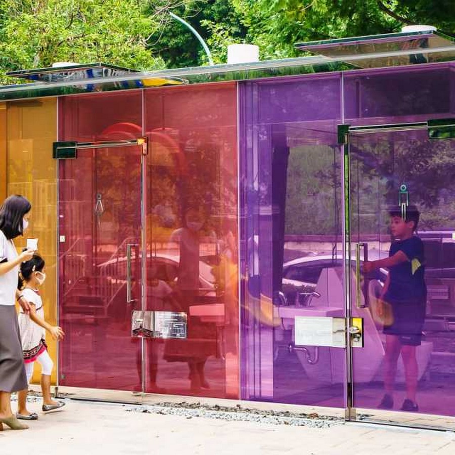 Transparent to Opaque Toilets designed by Shigeru Ban is the new highlights of Tokyo - Sheet5