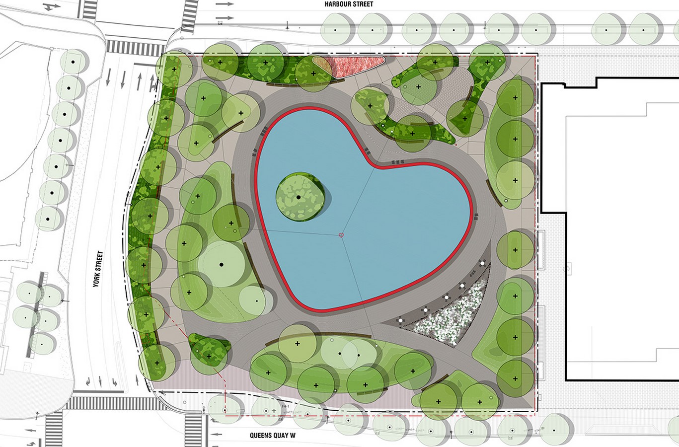 Love Park Toronto by Claude Cormier + Associés- A Soft Heart in the City Core - Sheet11