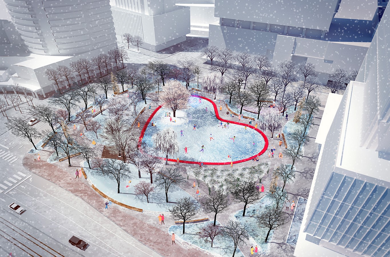 Love Park Toronto by Claude Cormier + Associés- A Soft Heart in the City Core - Sheet25