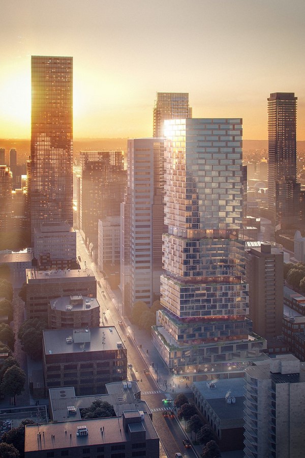 Church + Wellesley by 3XN- The staggered high-rise, Toronto, Canada - Sheet1
