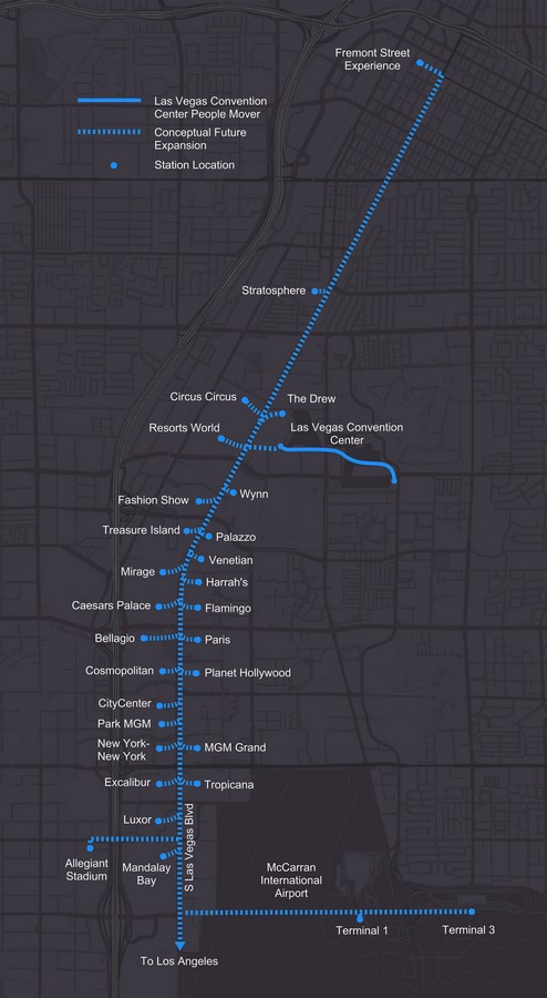 The People Mover- Las Vegas Convention Center Loop station, and its private shuttles revealed by Elon Musk - Sheet3