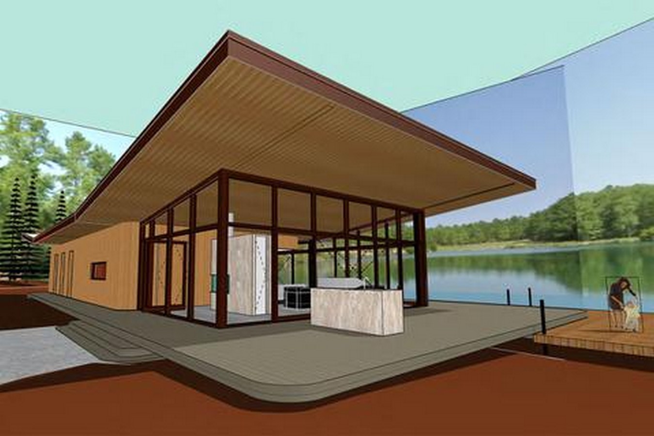 Riverside Lake House - Sheet2