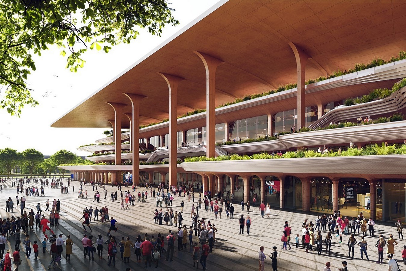 Xi’an's New Stadium with 'Garden Terraces' unveiled by Zaha Hadid Architects - Sheet4