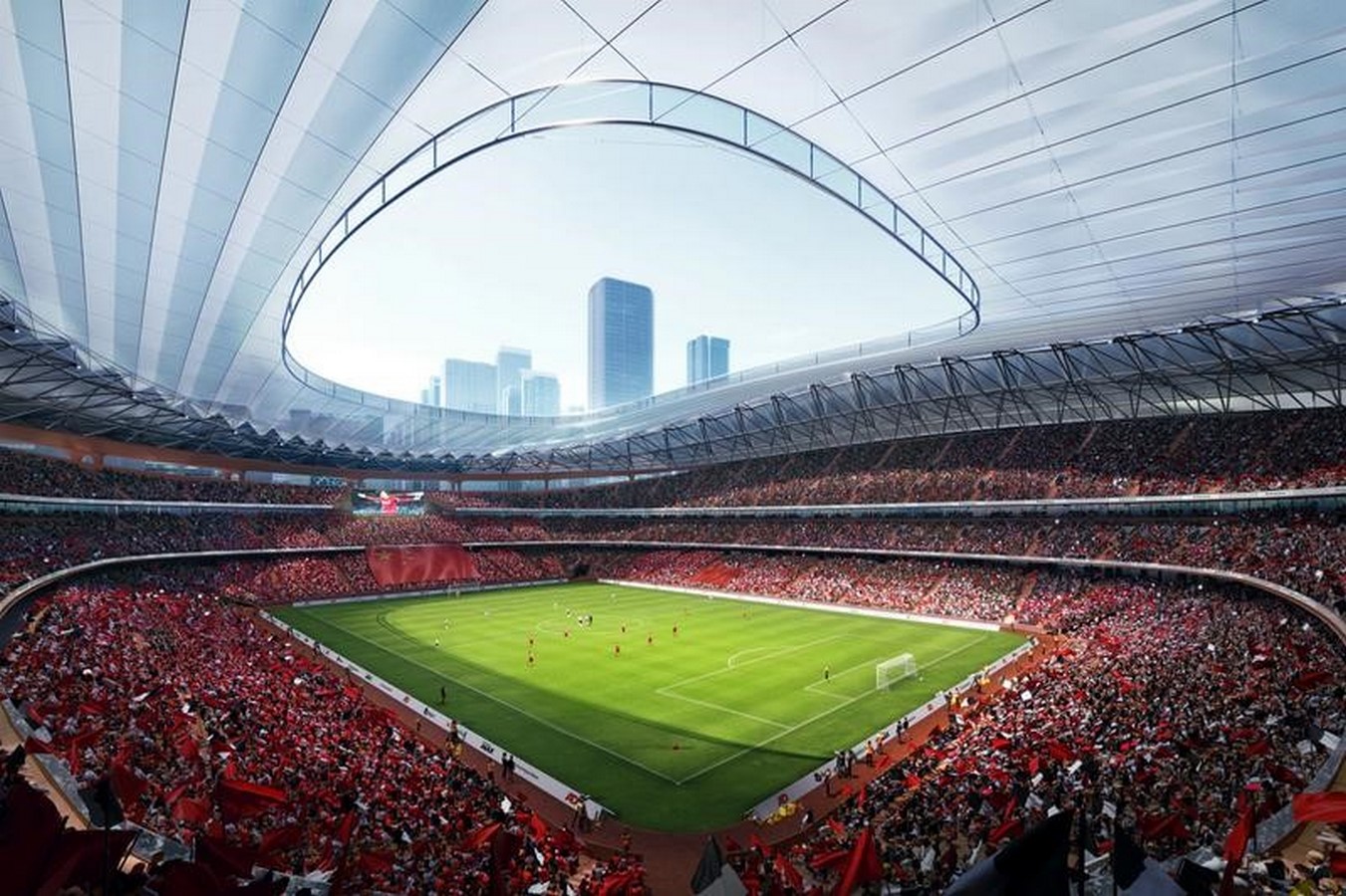 Xi’an's New Stadium with 'Garden Terraces' unveiled by Zaha Hadid Architects - Sheet5
