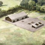 Sculptural Metal enclosure for HS2 ventilation shaft designed by Grimshaw - Sheet3