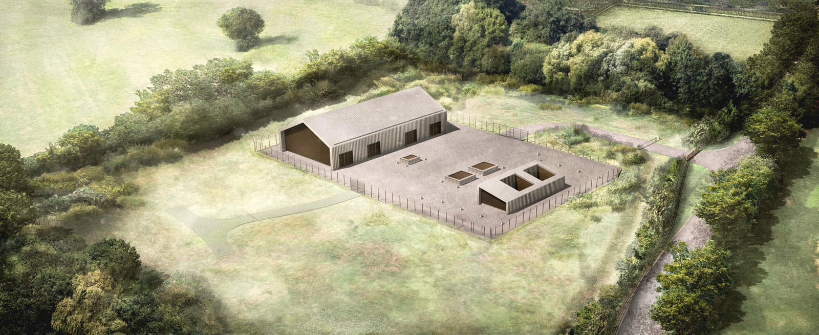 Sculptural Metal enclosure for HS2 ventilation shaft designed by Grimshaw - Sheet3