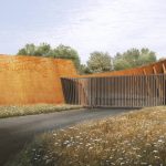 Sculptural Metal enclosure for HS2 ventilation shaft designed by Grimshaw - Sheet6