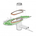 Sculptural Metal enclosure for HS2 ventilation shaft designed by Grimshaw - Sheet7