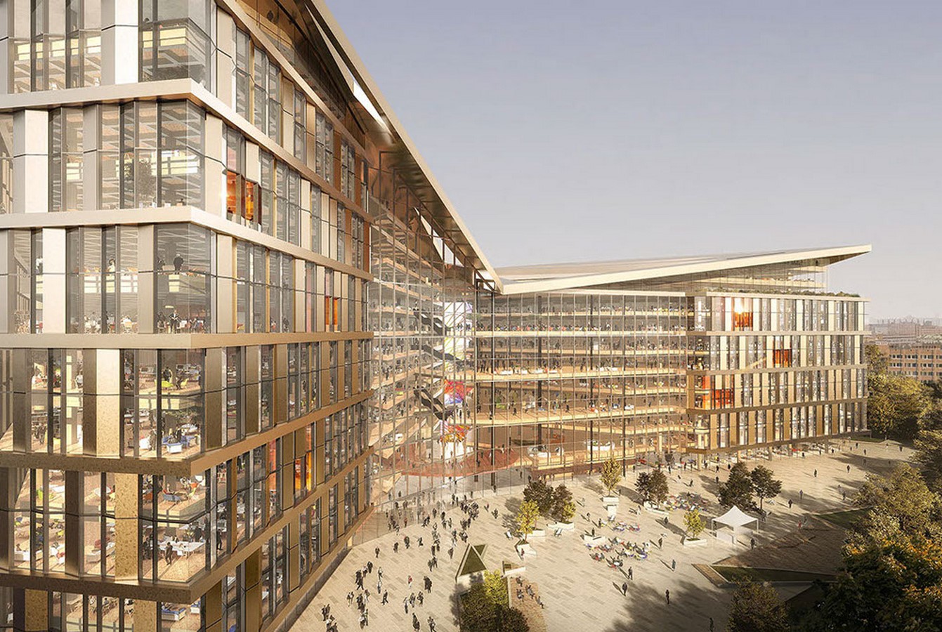 Titanium-clad headquarters for Yandex in Moscow revealed by PLP Architecture - Sheet1