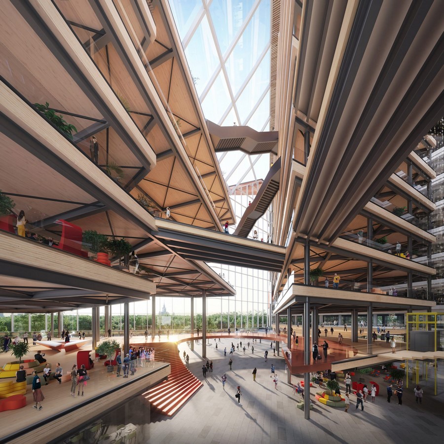 Titanium-clad headquarters for Yandex in Moscow revealed by PLP Architecture - Sheet2