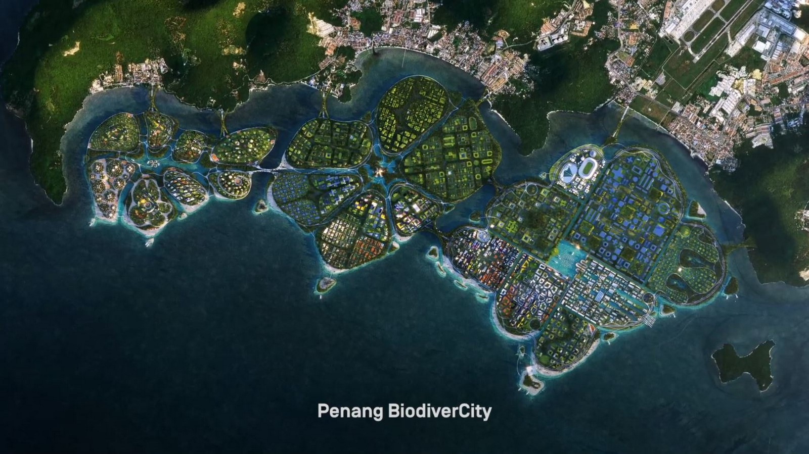 Masterplan for "urban lilypads" off coast of Penang Island revealed by BIG - Sheet1