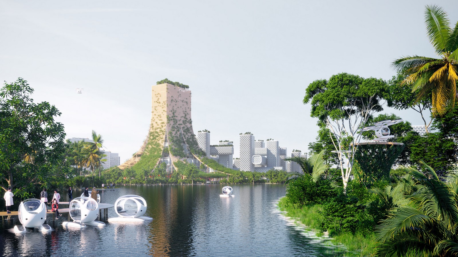 Masterplan for "urban lilypads" off coast of Penang Island revealed by BIG - Sheet13