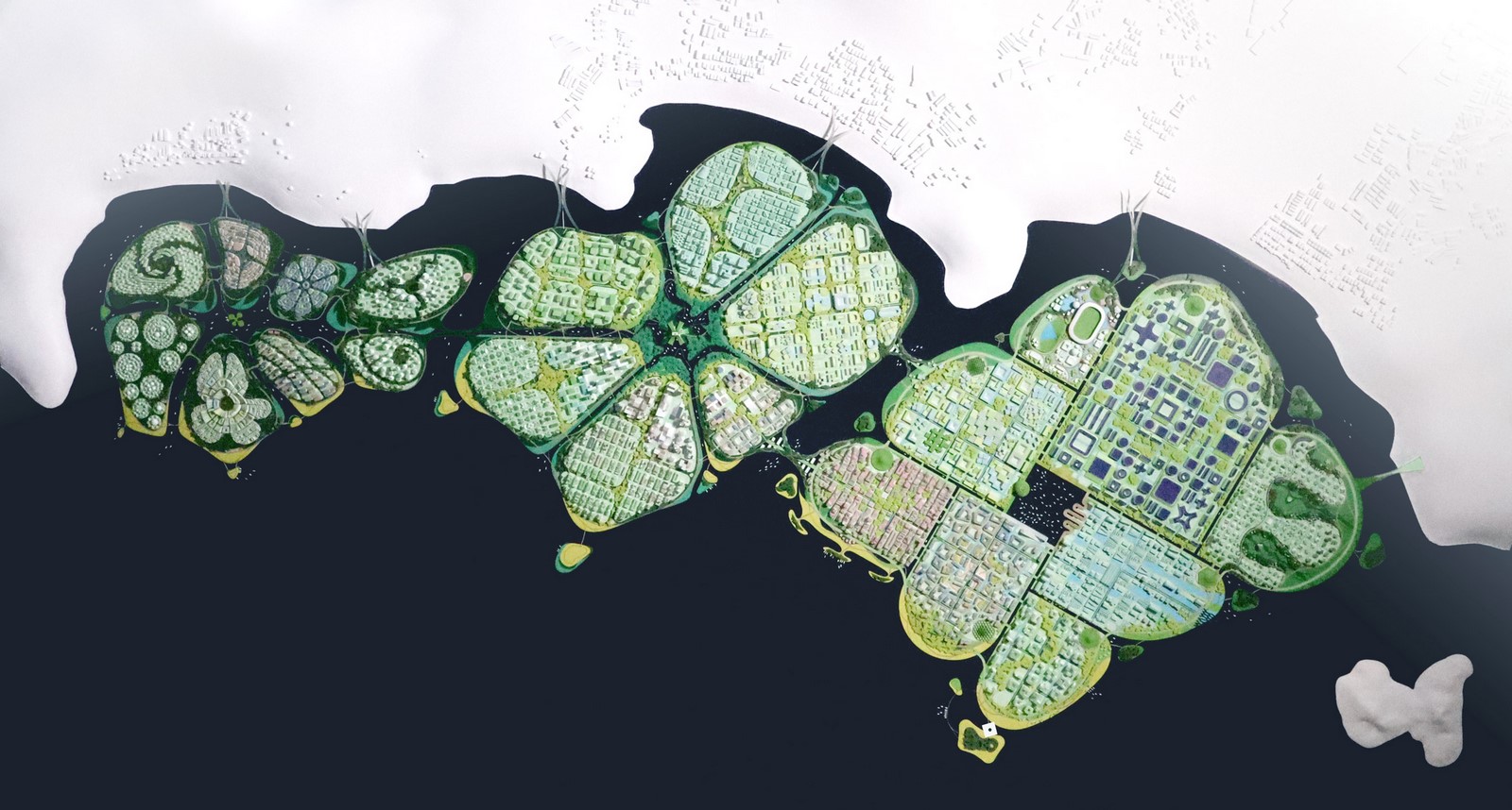 Masterplan for "urban lilypads" off coast of Penang Island revealed by BIG - Sheet3