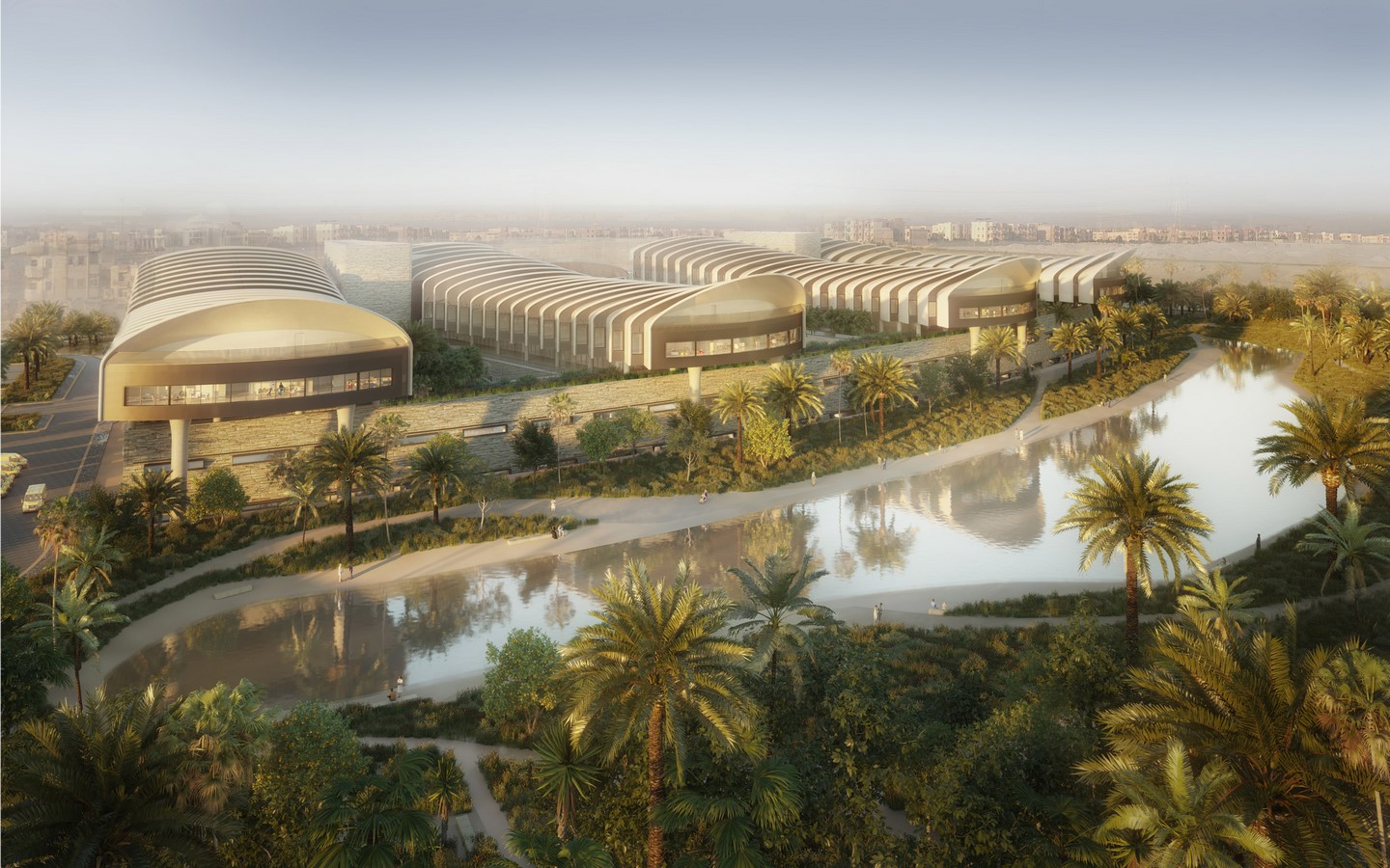 Construction begins on Cairo's New Global Heart Hospital designed by Foster + Partners - Sheet2