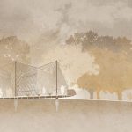 Vatican Chapel, Pavilion of the Holy See, For Venice Biennale by Norman Foster: Sanctuary space diffused with dappled shade - Sheet4