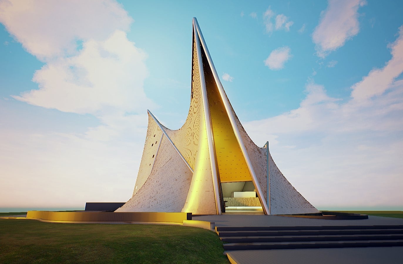 Philips Pavilion, Brussels by Le Corbusier: Organic Synthesis - Sheet1