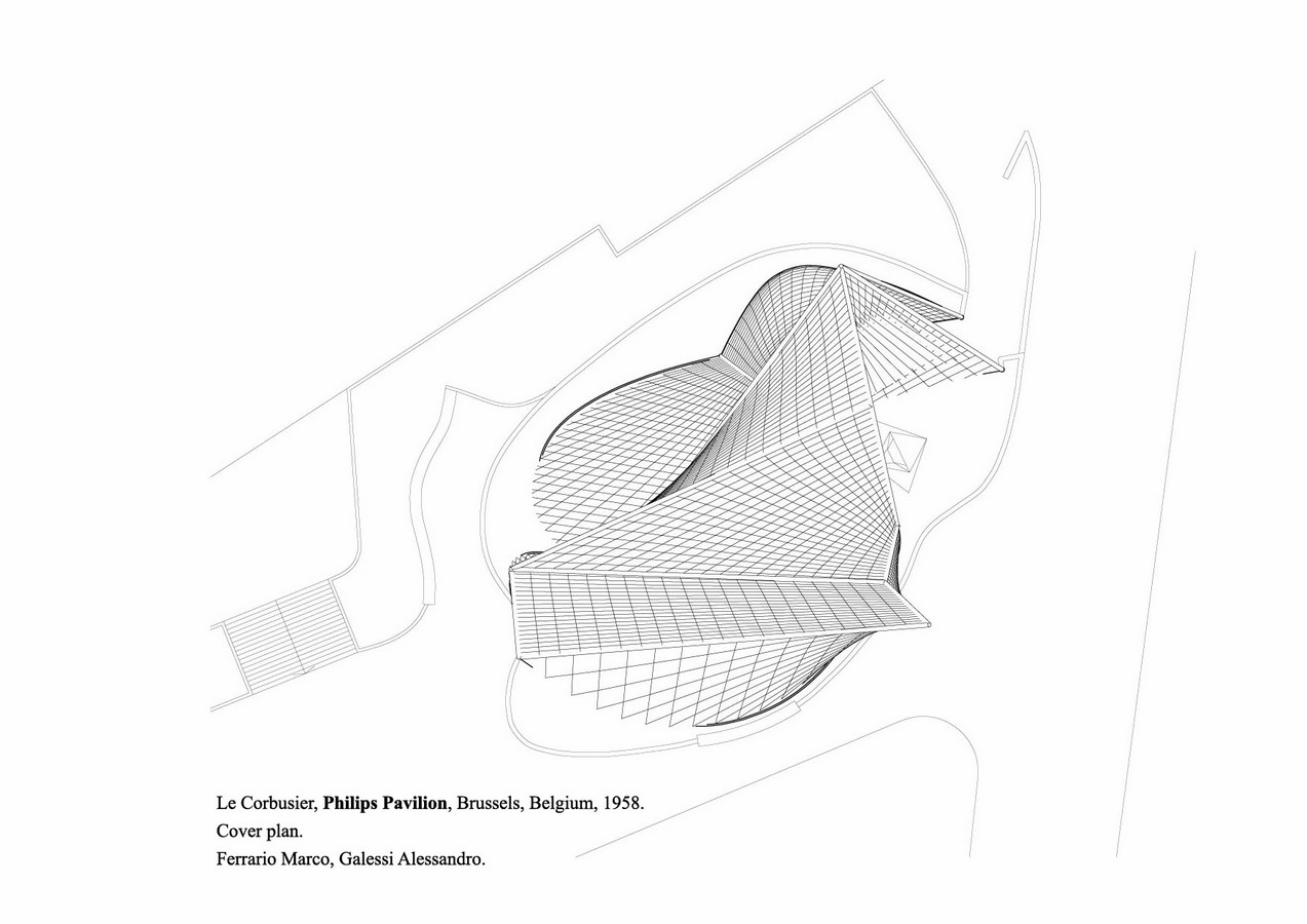 Philips Pavilion, Brussels by Le Corbusier: Organic Synthesis - Sheet6