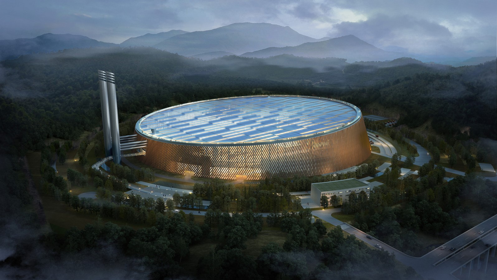 Waste-To-Energy Plant in Shenzhen, Schmidt Hammer Lassen And Gottlieb Paludan  - Sheet1