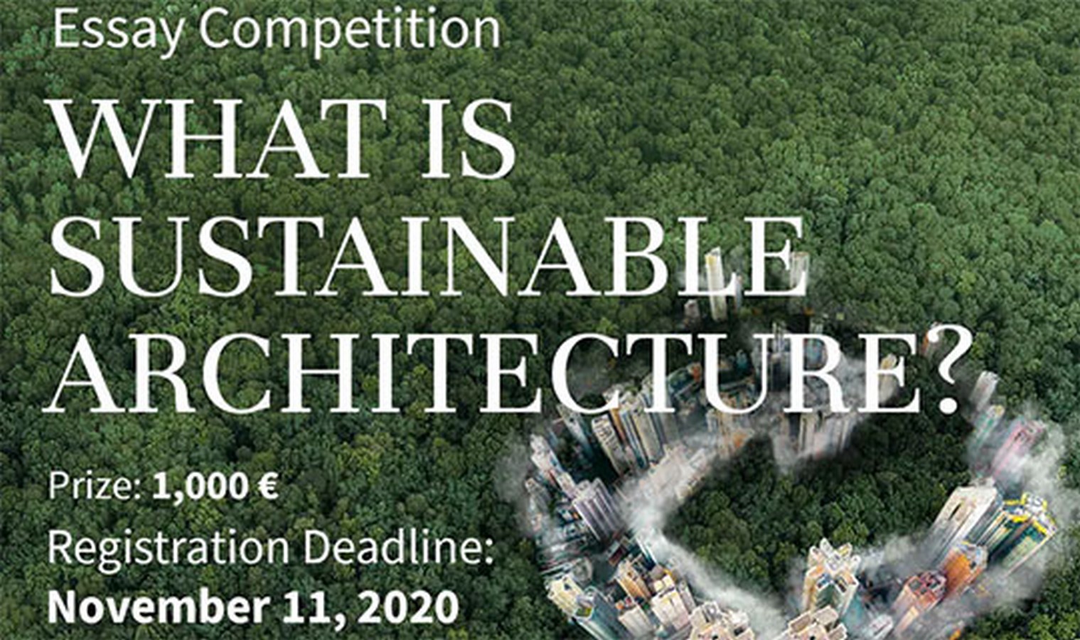 What is Sustainable Architecture? – Essay Writing Competition - Sheet1