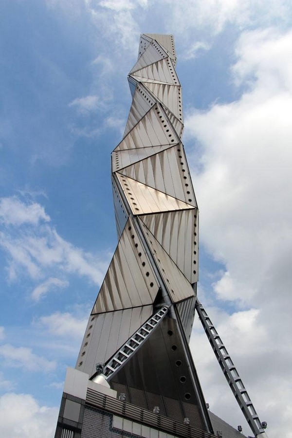 Art Tower Mito by Arata Isozaki -Inspired by Tetrahedra - Sheet1